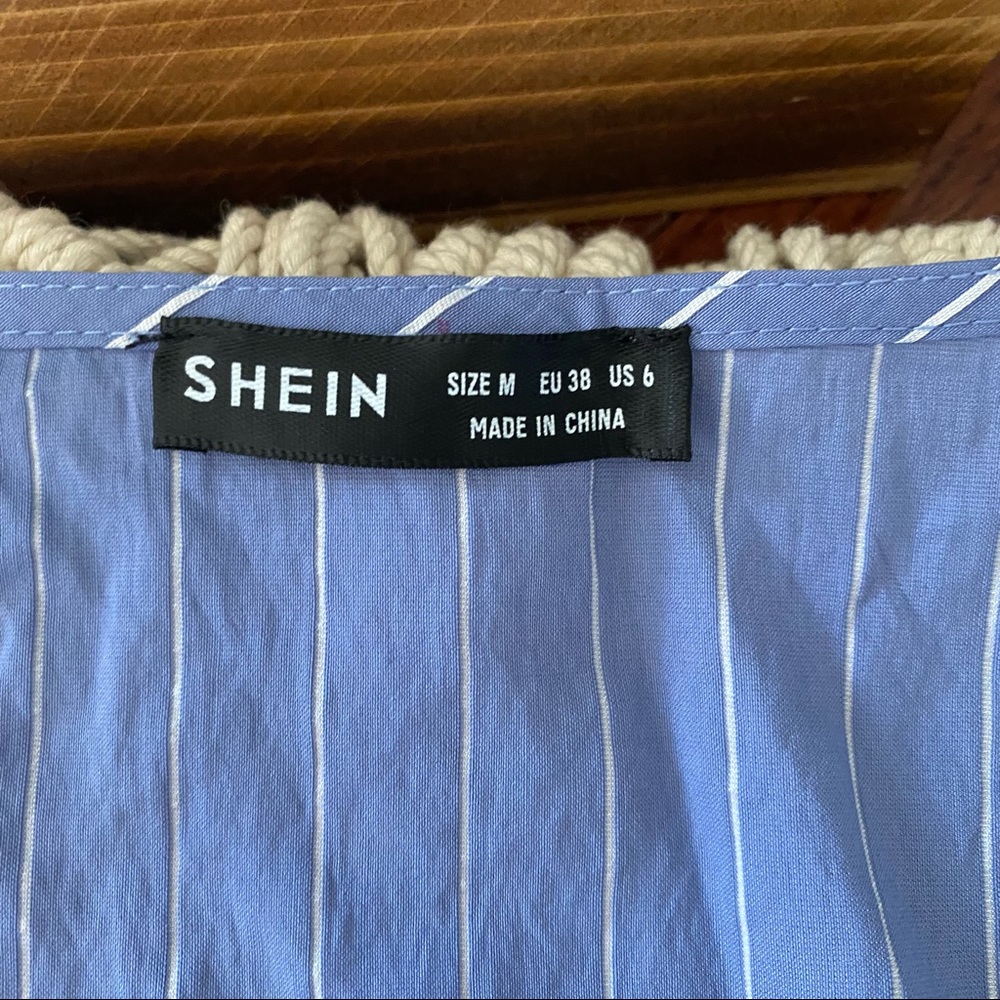 3/$20 NWOT [Shein] pinstriped dress - Picture 3 of 5